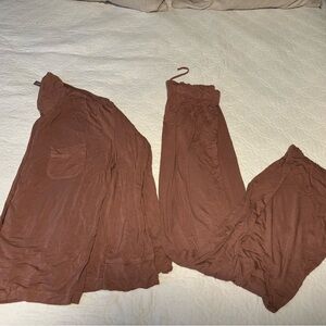 Skims Long Sleeve Pajama Set Size Large